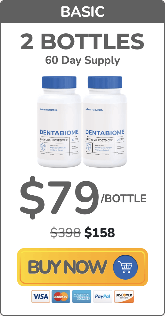 DentaBiome 60 day supply package for oral health support